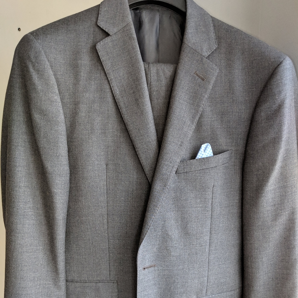 Calvin Klein wool suit
